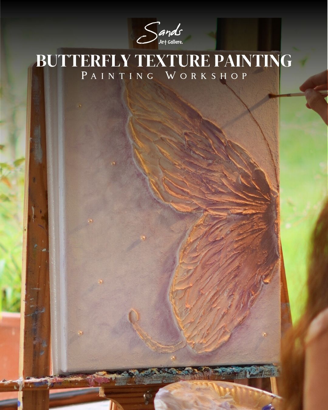 Butterfly Texture Painting - Painting Workshop