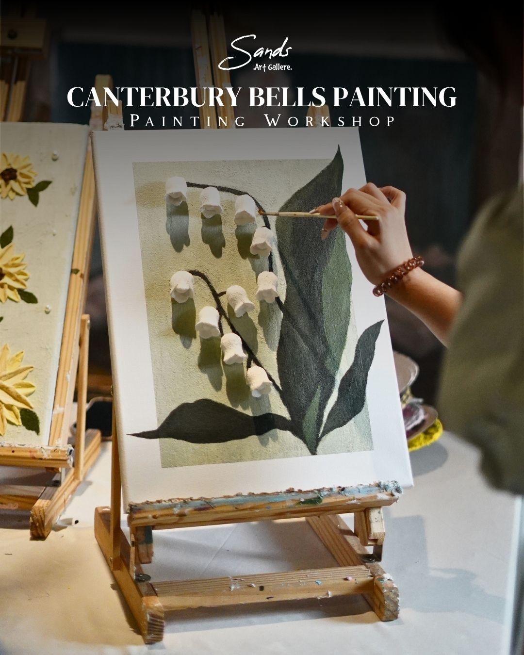 Canterbury Bells Painting - Painting Workshop
