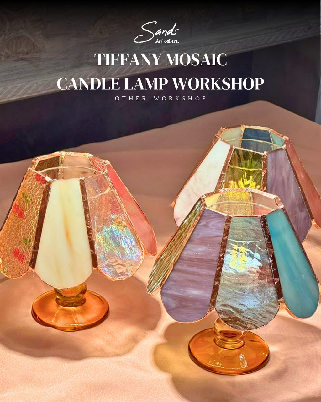 (20/26 SEP 2026) Tiffany Mosaic Candle Lamp Workshop