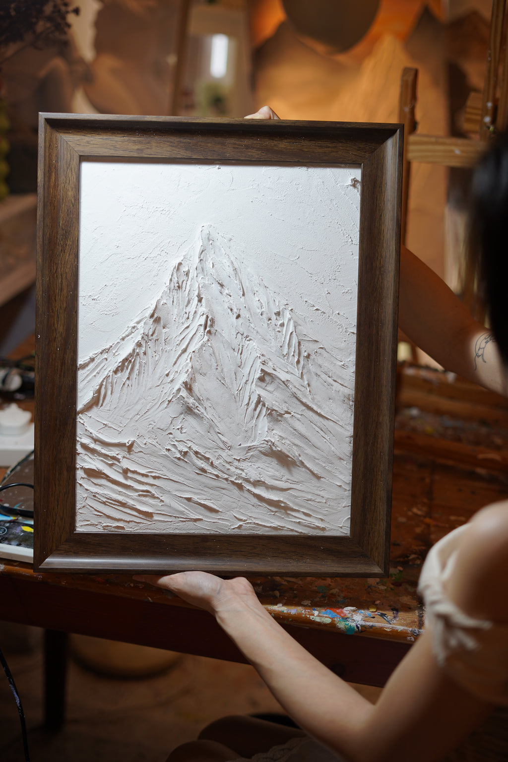 Mountain 3D Relief Texture Art - Painting Workshop